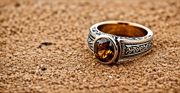 Sublimez votre style avec une bague en pierre marron